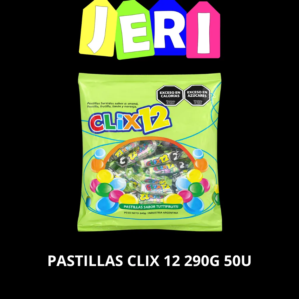 PASTILLAS CLIX 12 290G 50U