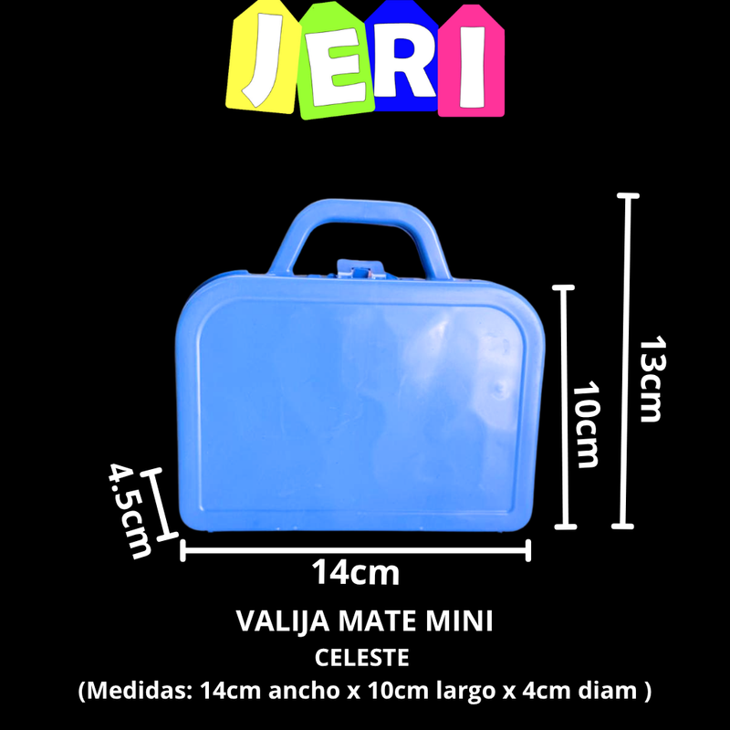 VALIJA MATE MINI (CELESTE)