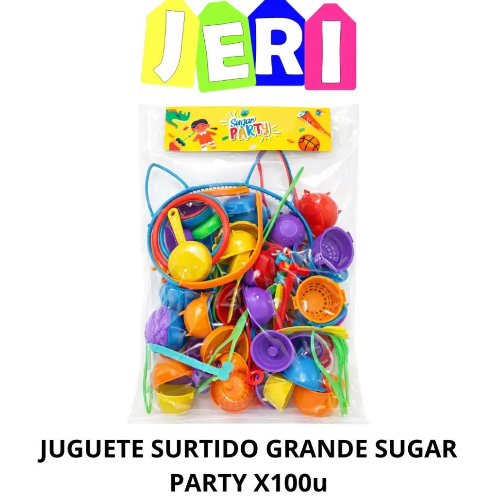 JUGUETE SURTIDO GRANDE SUGAR PARTY X100u