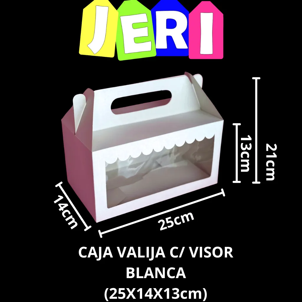 CAJA VALIJA C/ VISOR (BLANCO)