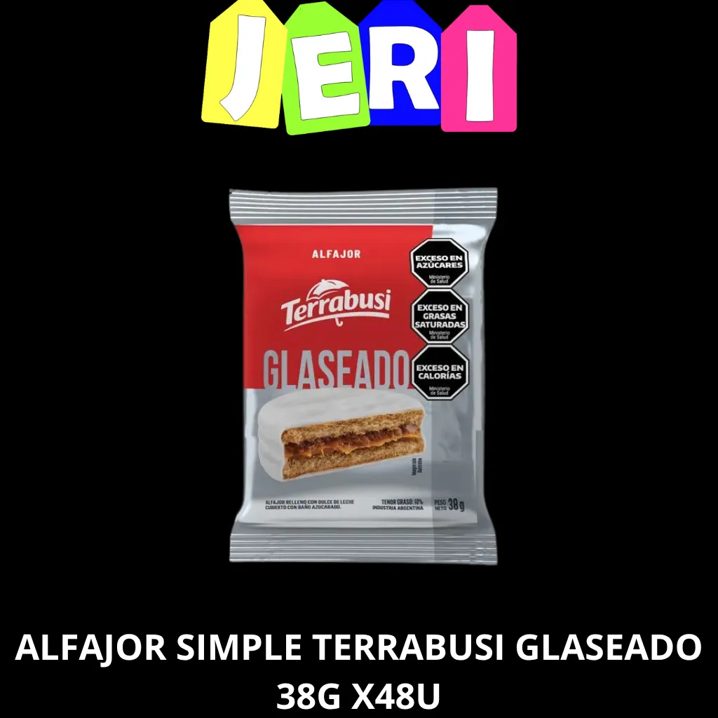 ALFAJOR SIMPLE TERRABUSI GLASEADO 38G X48U