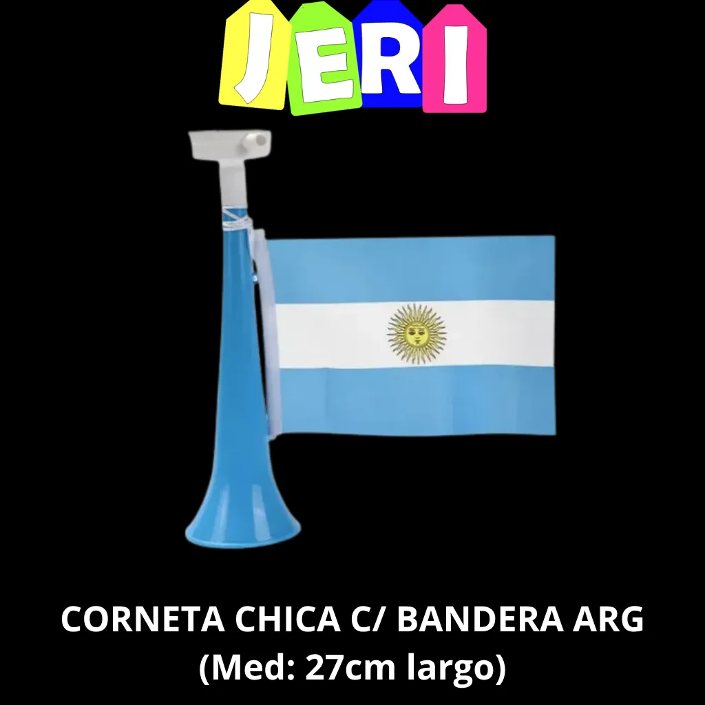 CORNETA CHICA C/ BANDERA ARG