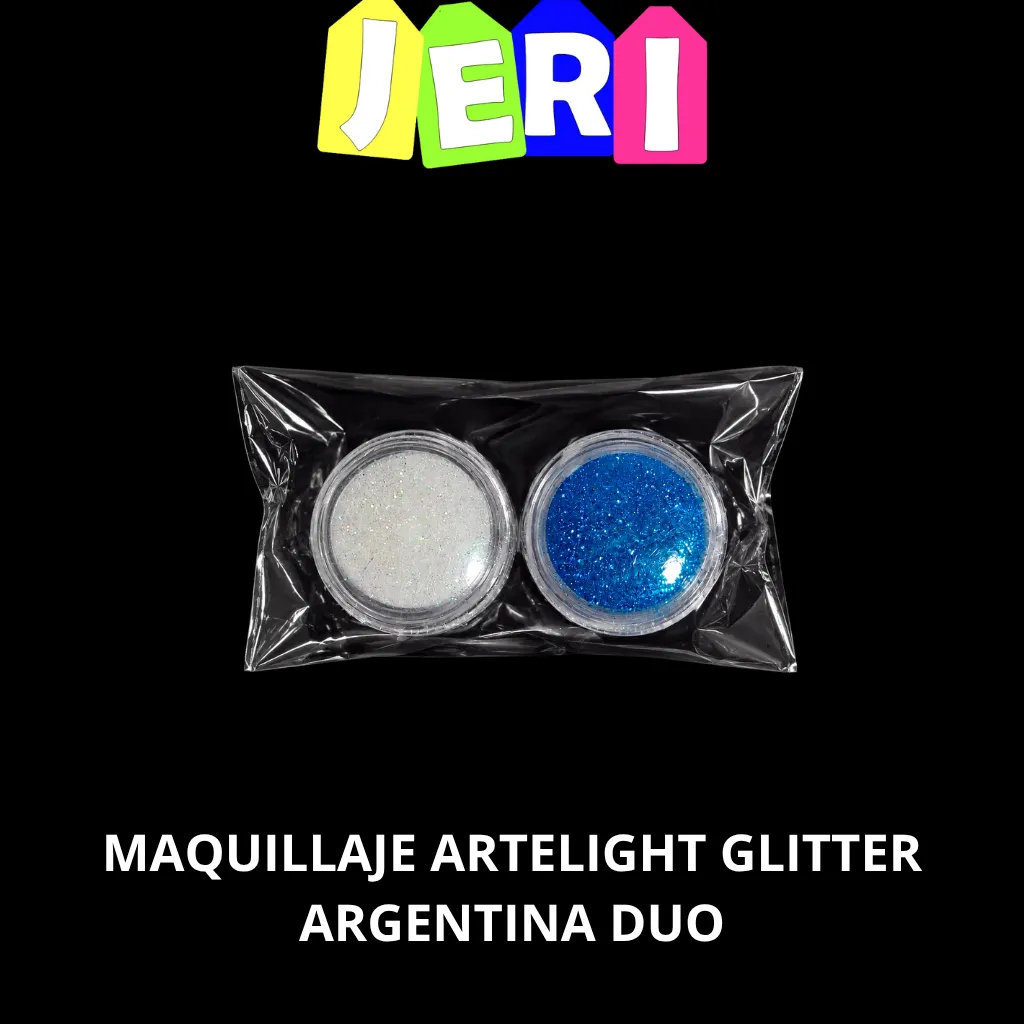 MAQUILLAJE ARTELIGHT GLITTER ARGENTINA DUO