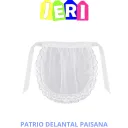 PATRIO DELANTAL PAISANA