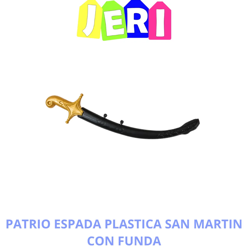 PATRIO ESPADA PLASTICA SAN MARTIN CON FUNDA