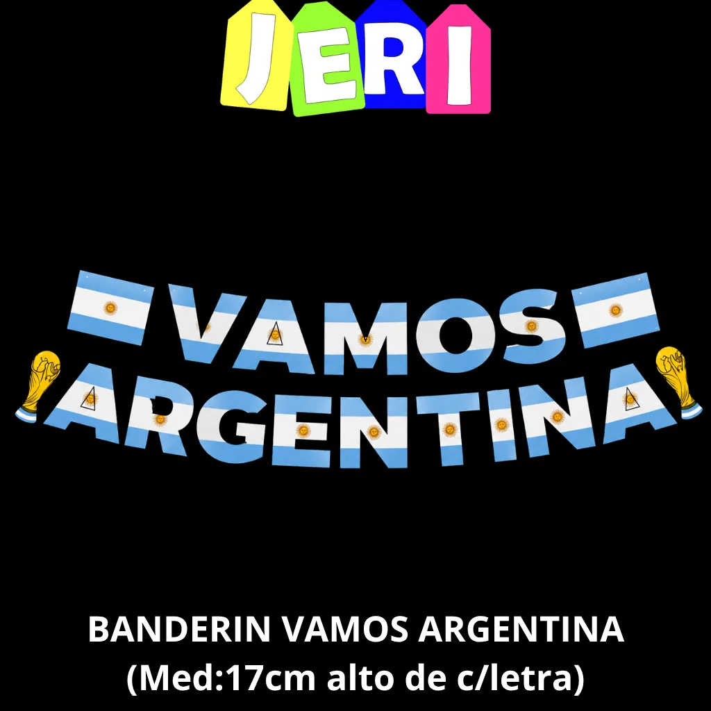 BANDERIN VAMOS ARGENTINA