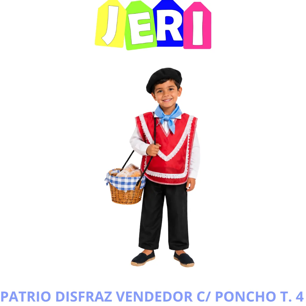 PATRIO DISFRAZ VENDEDOR C/ PONCHO (4)
