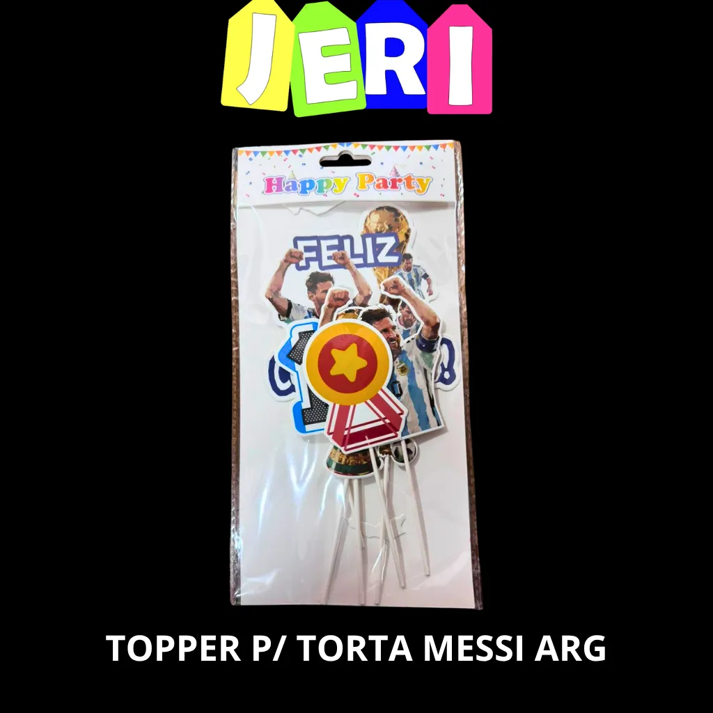 TOPPER P/ TORTA MESSI