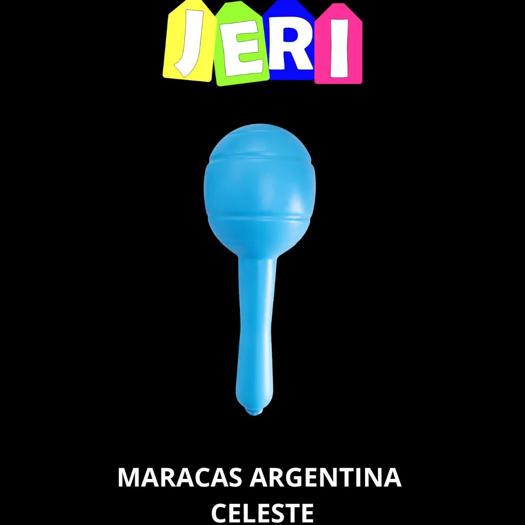 MARACAS ARGENTINA CELESTE - BLANCO (CELESTE)