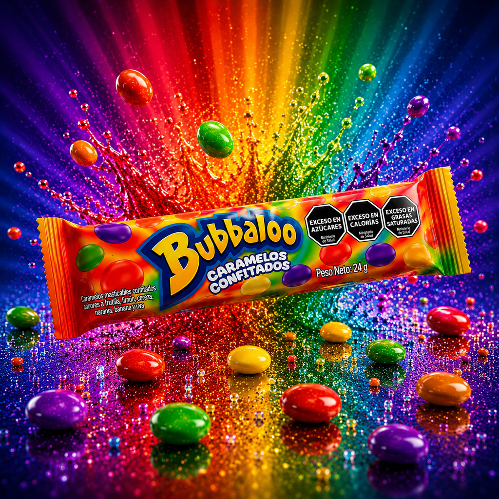 OFERTA CONFITE BUBBALOO MINI 24G