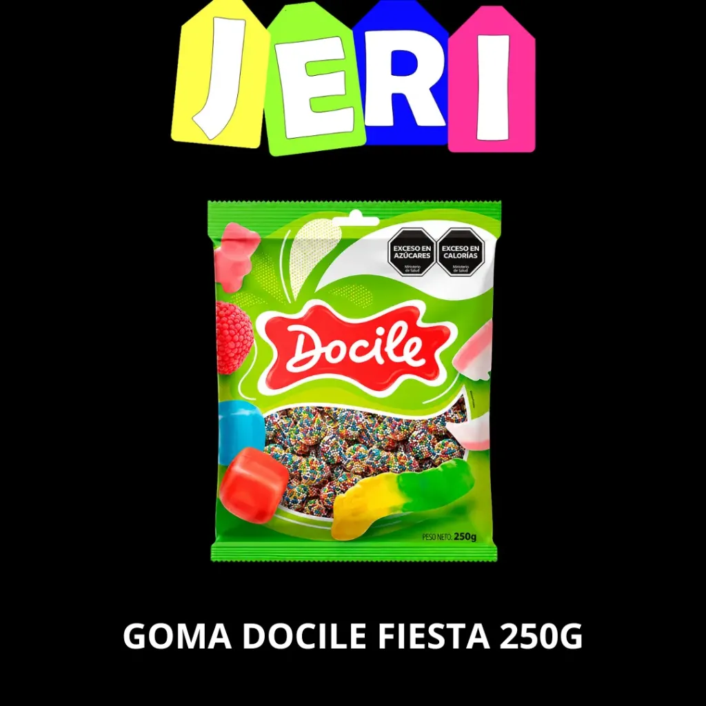 GOMA DOCILE FIESTA 250G