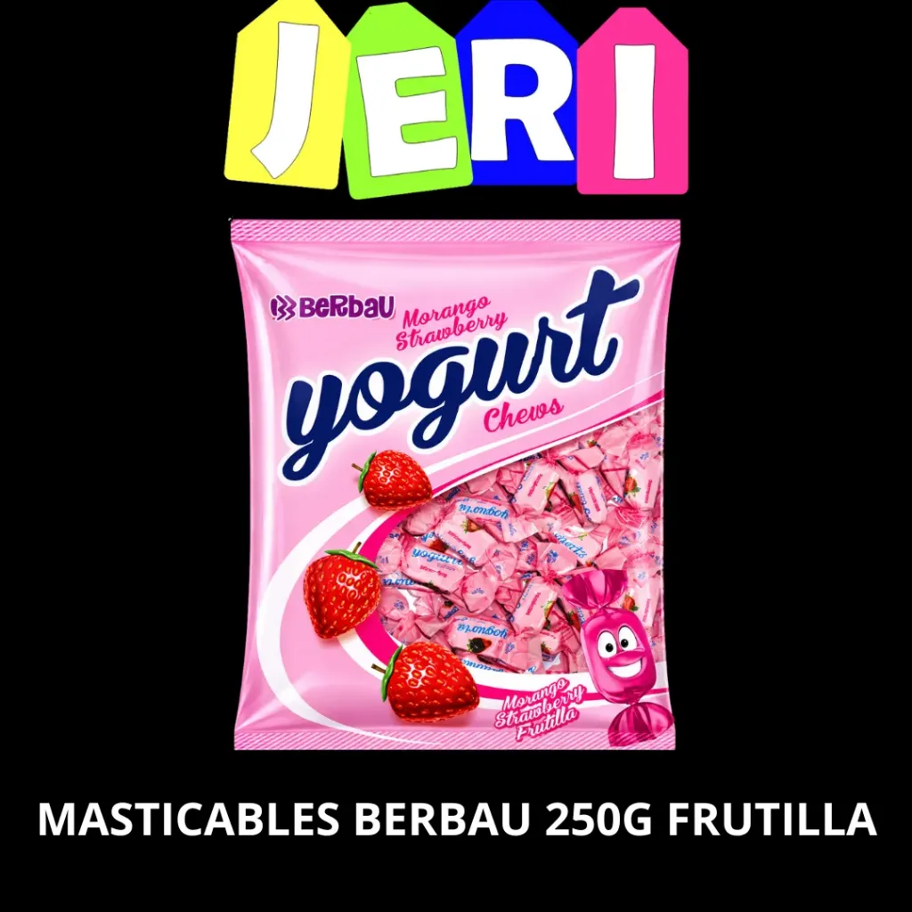 MASTICABLES BERBAU 250G FRUTILLA