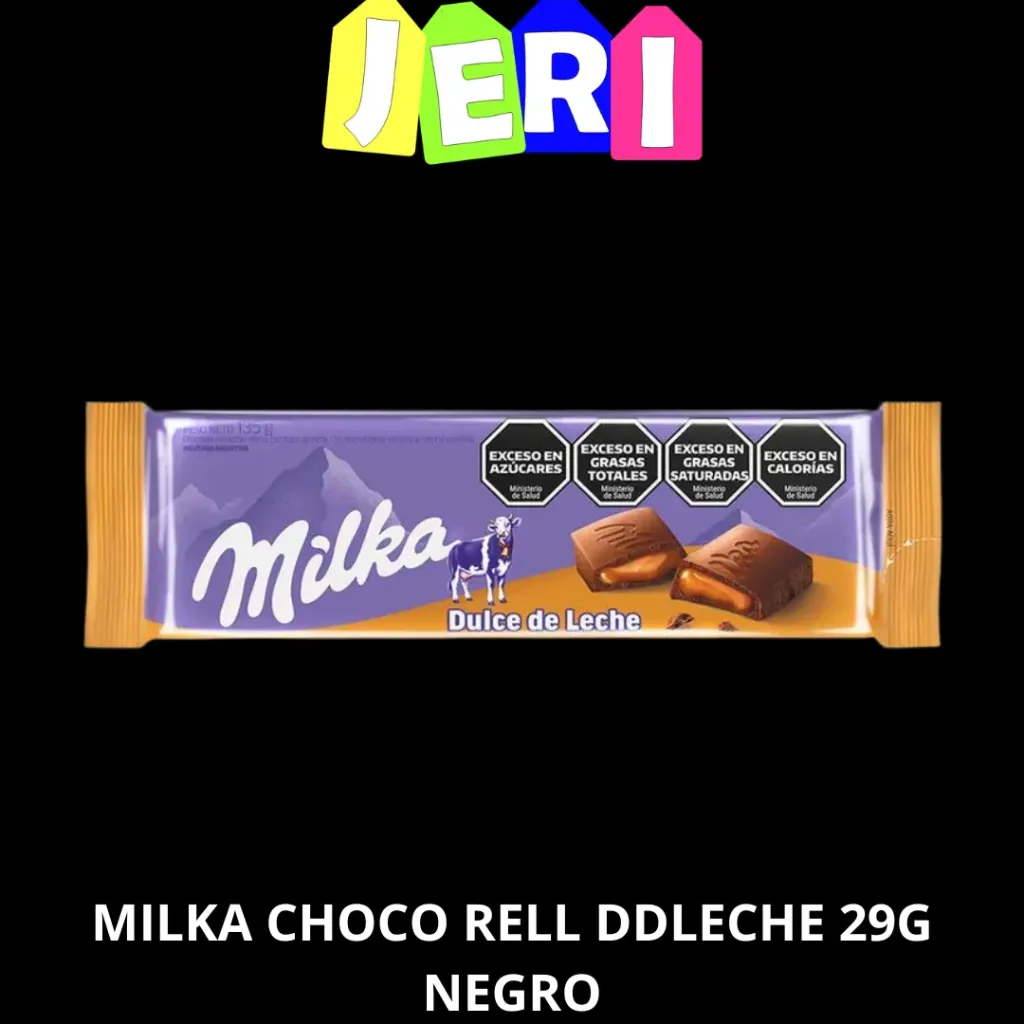MILKA CHOCO RELL DDLECHE 29G NEGRO