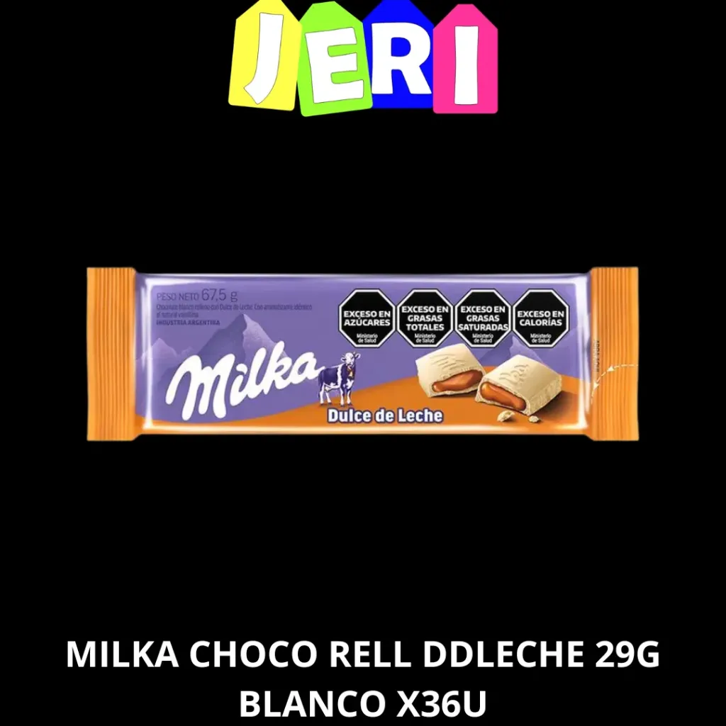 MILKA CHOCO RELL DDLECHE 29G BLANCO X36U