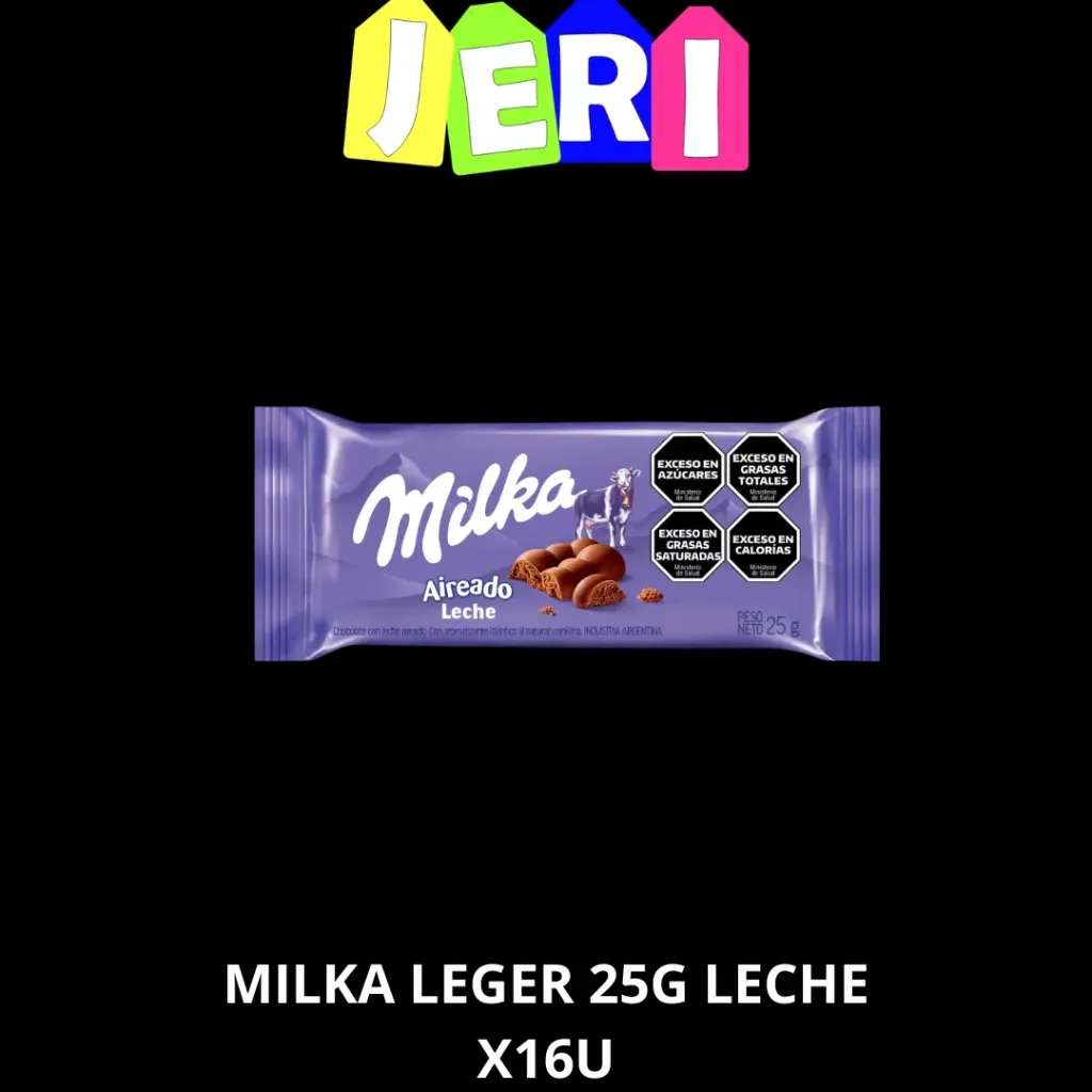 MILKA LEGER 25G LECHE X16U