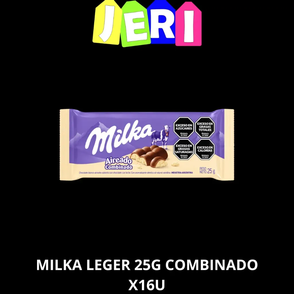 MILKA LEGER 25G COMBINADO X16U