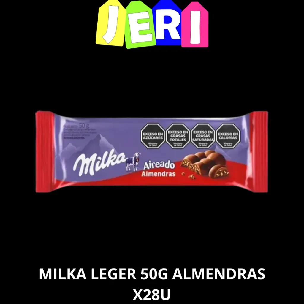 MILKA LEGER 50G ALMENDRAS X28U