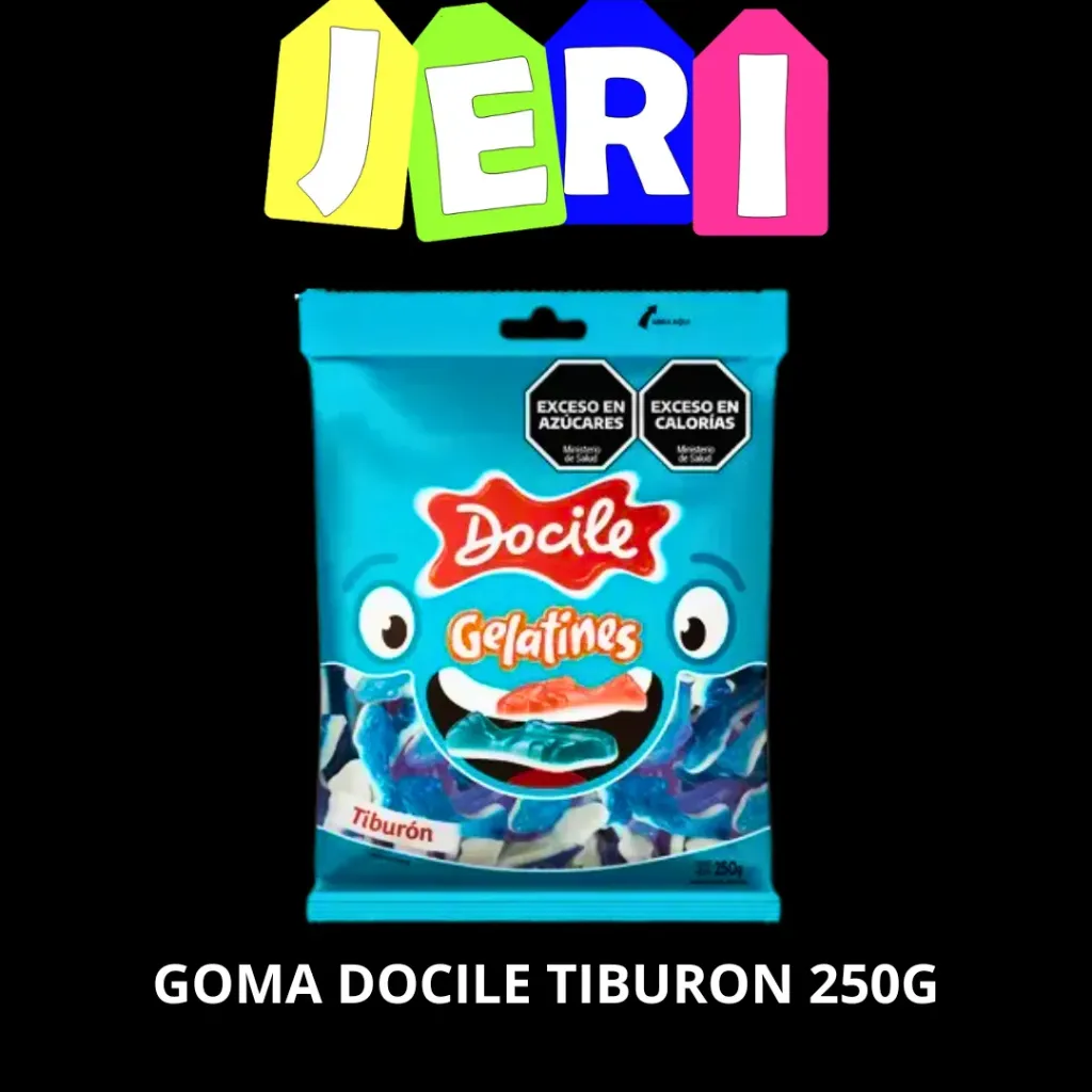 GOMA DOCILE TIBURON 250G