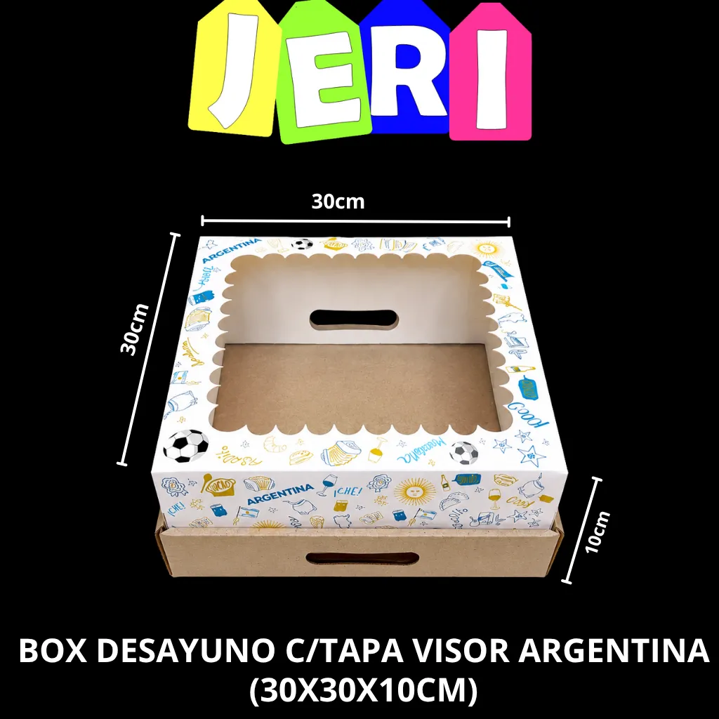 BOX DESAYUNO C/TAPA VISOR ARGENTINA