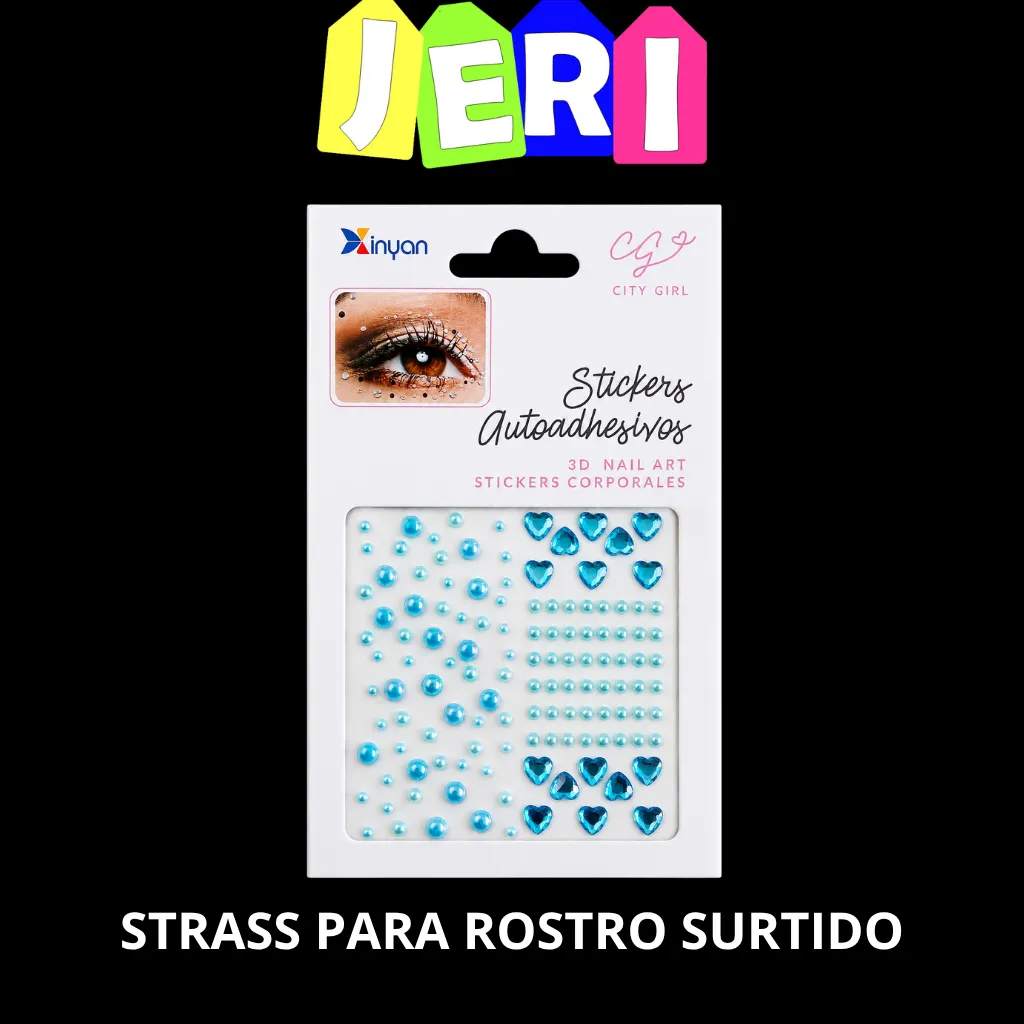 STRASS PARA ROSTRO SURTIDO