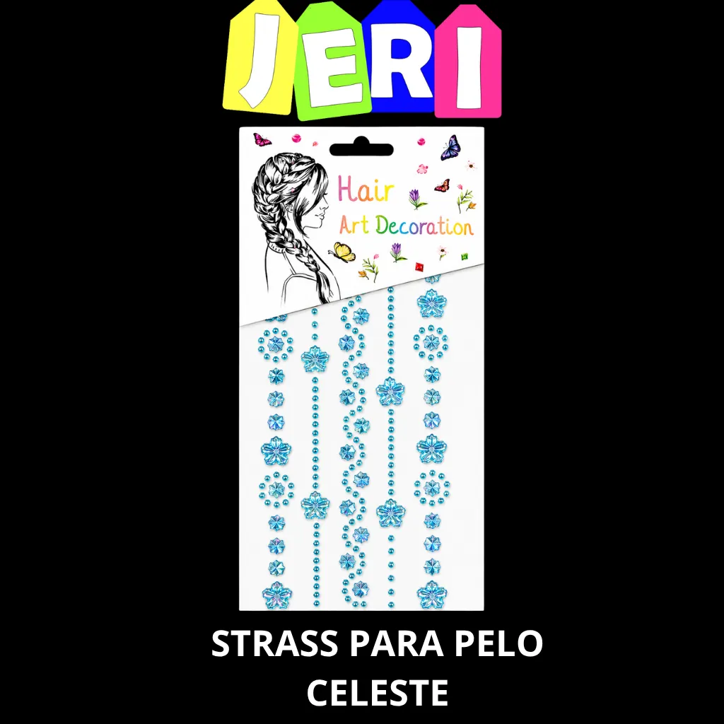 STRASS PARA PELO (CELESTE)