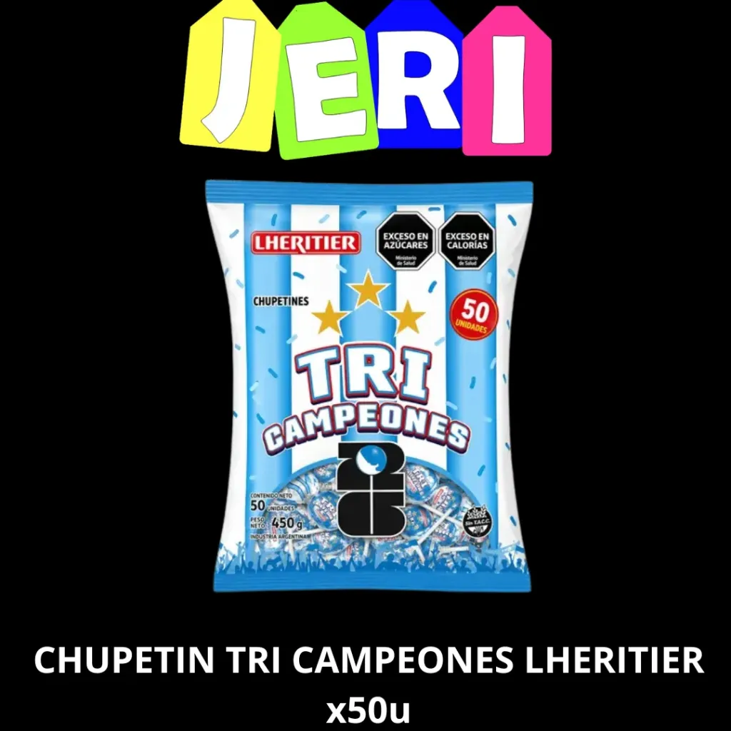 CHUPETIN TRI CAMPEONES LHERITIER x50u