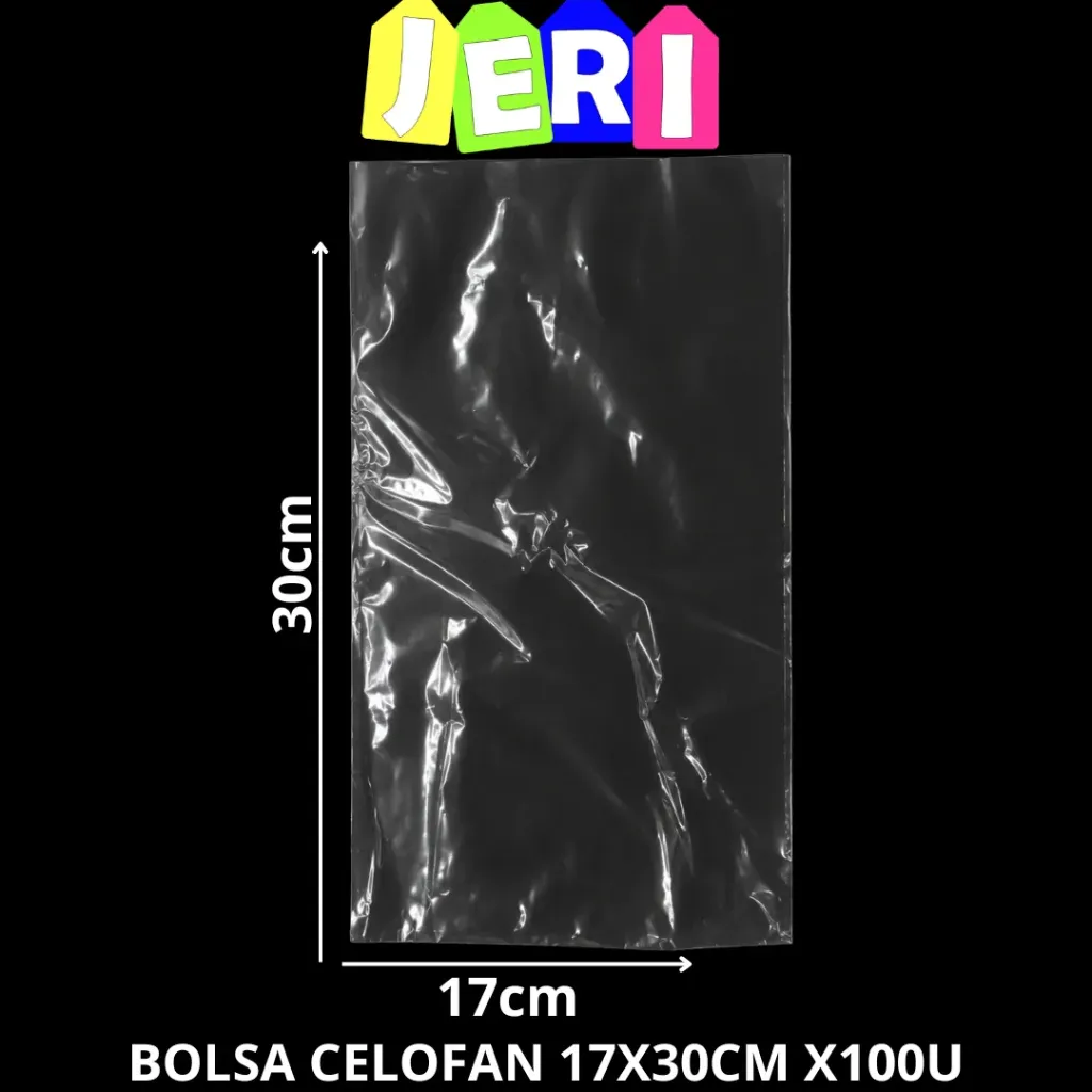 BOLSA CELOFAN 17X30CM X100U