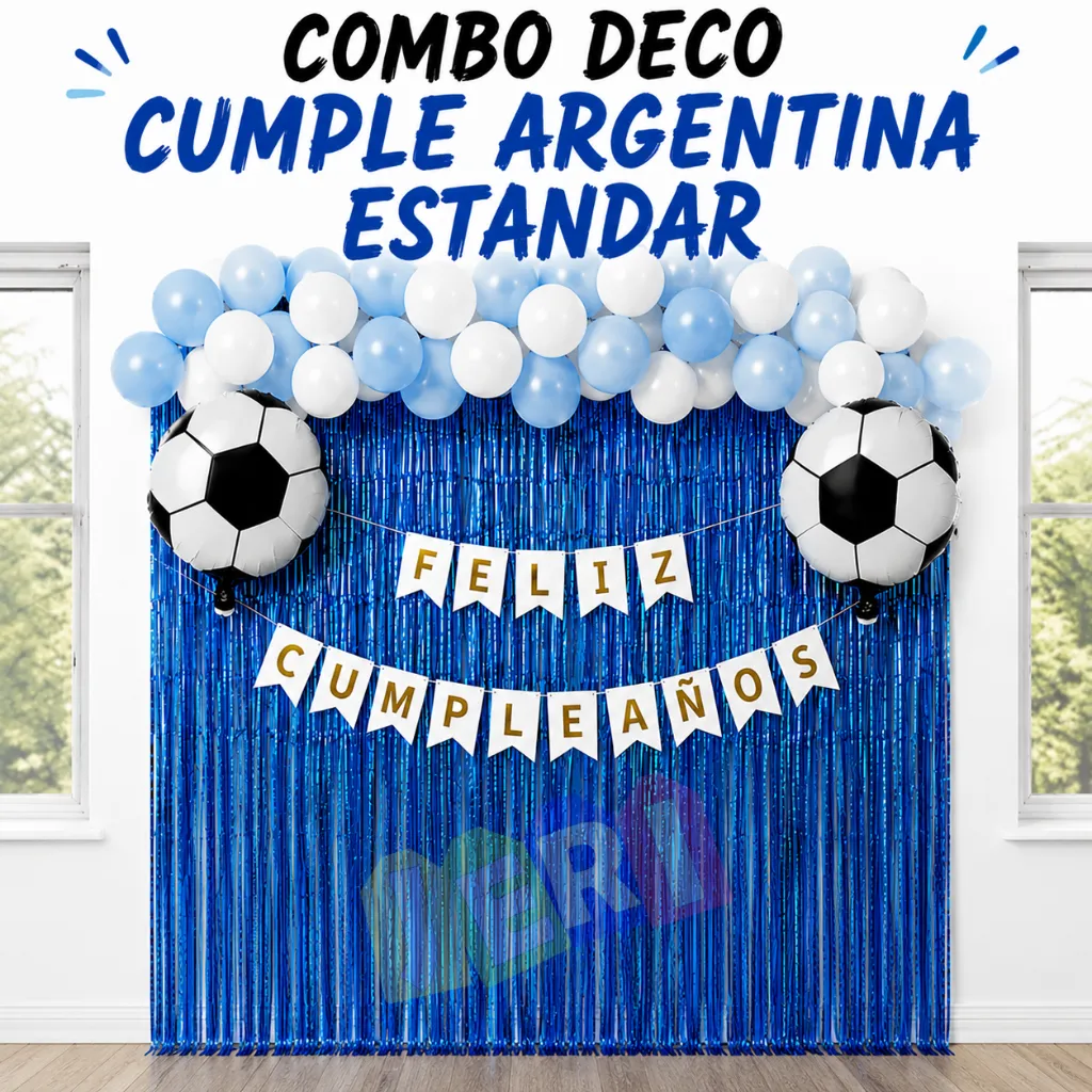 COMBO DECO CUMPLE ARGENTINA ESTANDAR