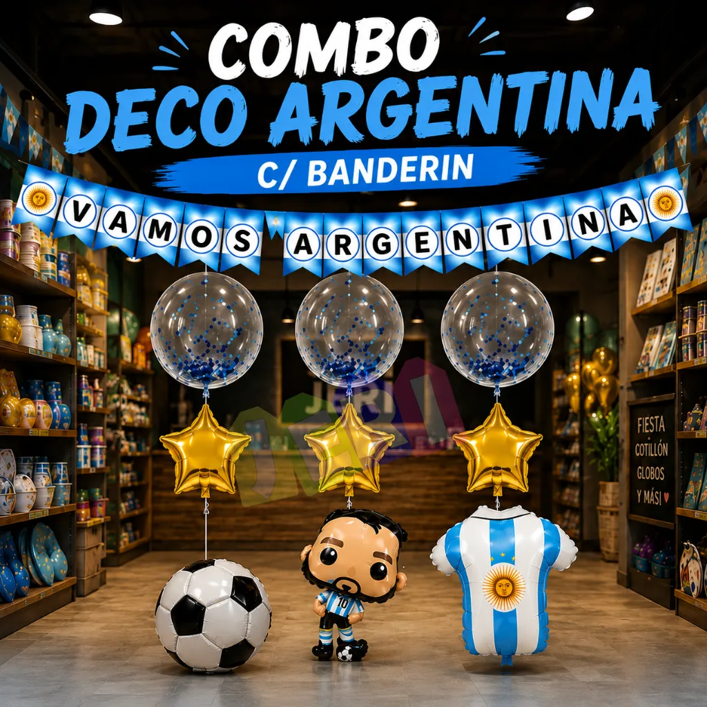 COMBO DECO ARGENTINA C/ BANDERIN