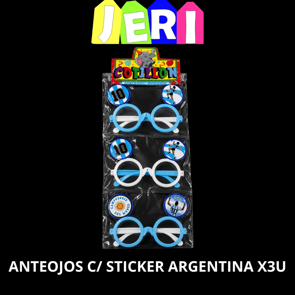 ANTEOJOS C/ STICKER ARGENTINA X3U