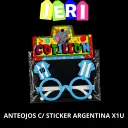 ANTEOJOS C/ STICKER ARGENTINA X1U