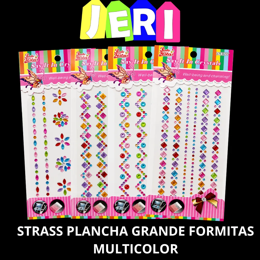 STRASS PLANCHA GRANDE FORMITAS MULTICOLOR