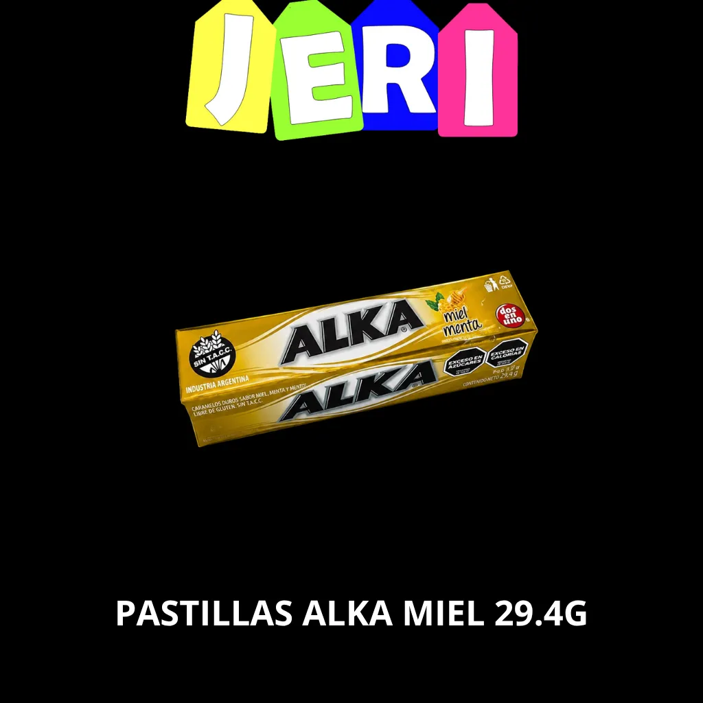 PASTILLAS ALKA MIEL 29.4G