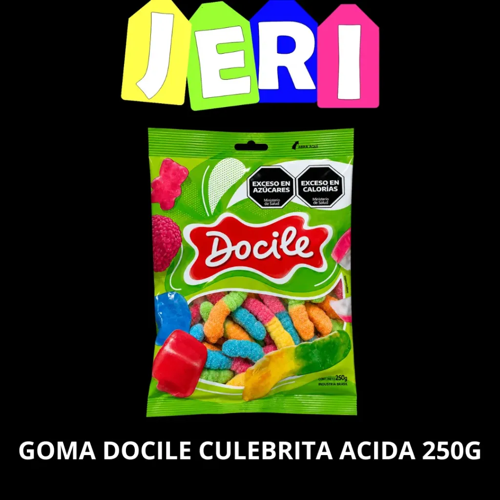 GOMA DOCILE CULEBRITA ACIDA 250G