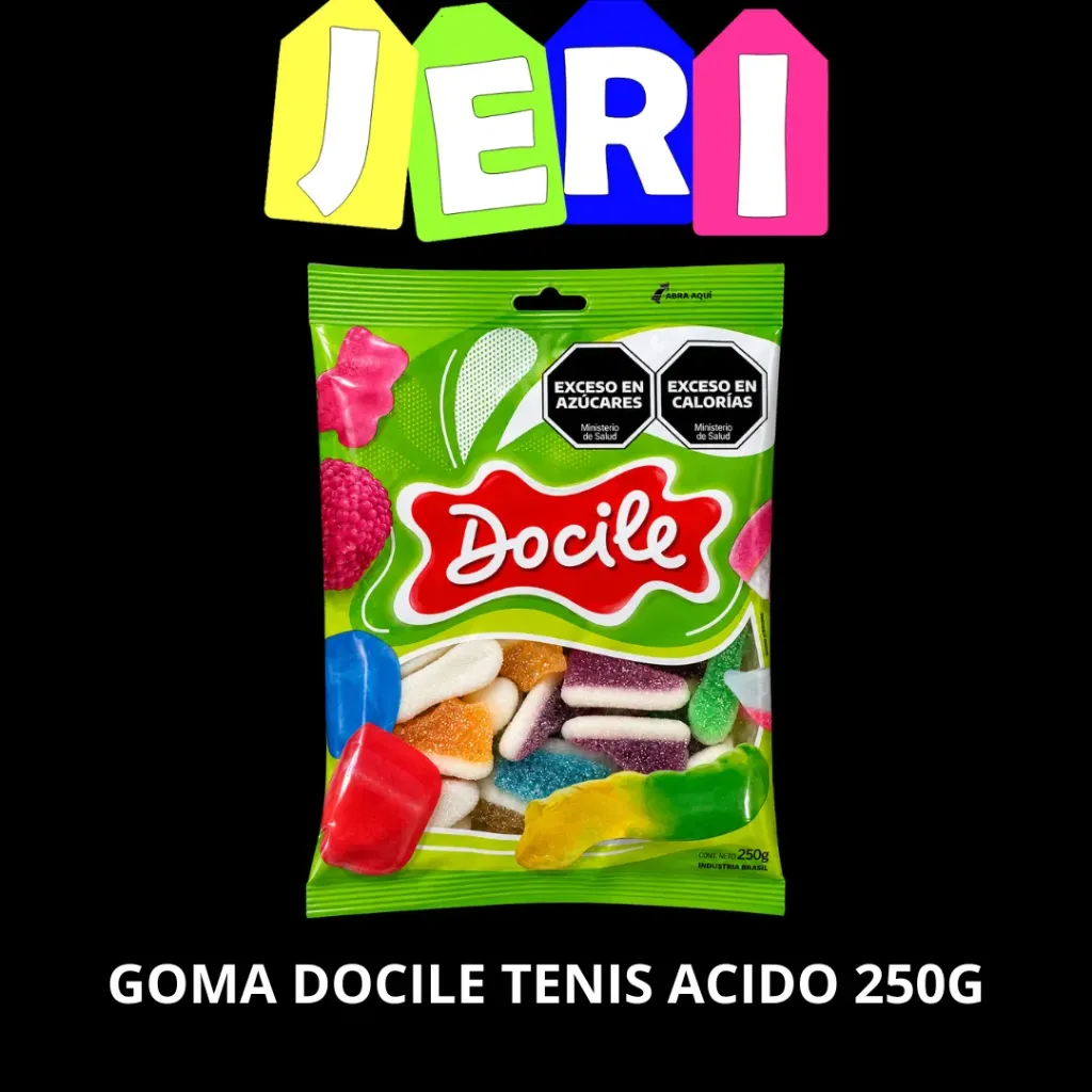 GOMA DOCILE TENIS ACIDO 250G