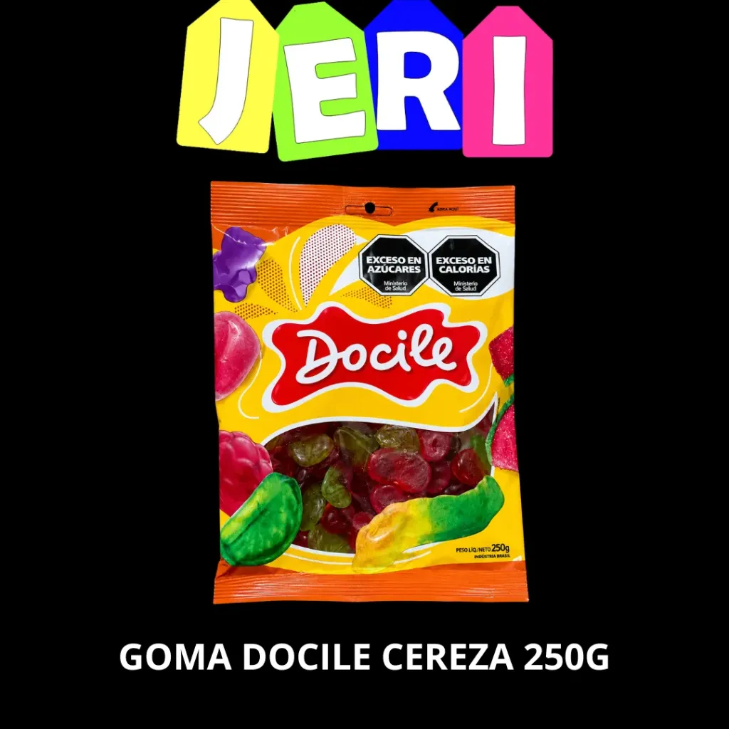 GOMA DOCILE CEREZA 250G
