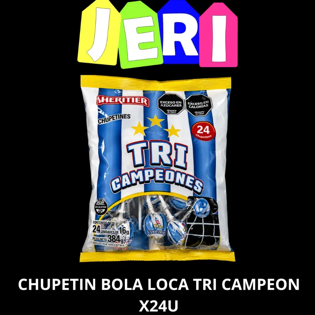 CHUPETIN BOLA LOCA TRI CAMPEON X24U