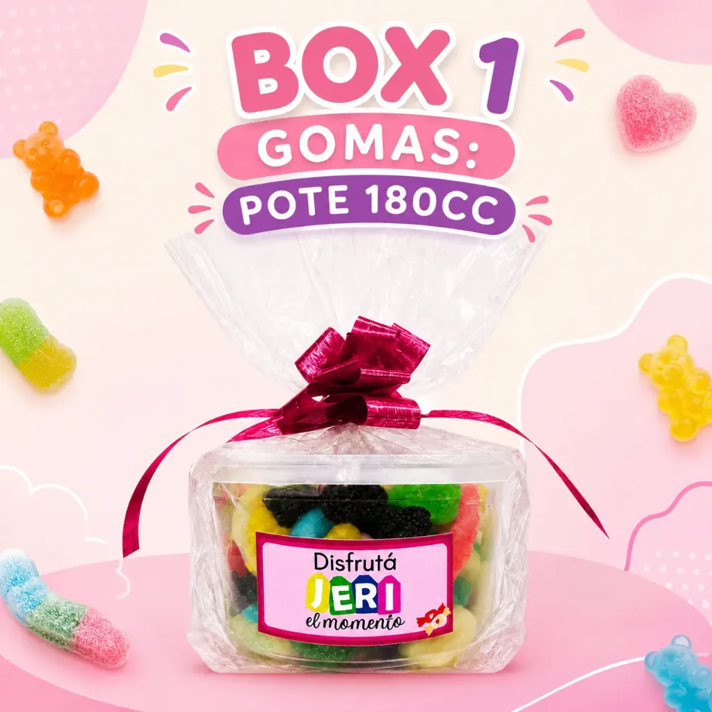 BOX 1 GOMAS: POTE 180g
