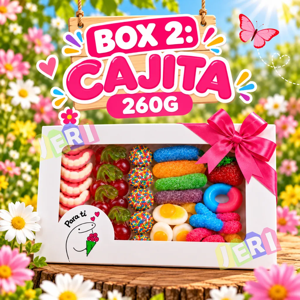 BOX 2 GOMAS: CAJITA 260g