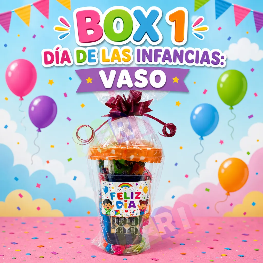 BOX 1 DIA DE LAS INFANCIAS: VASO