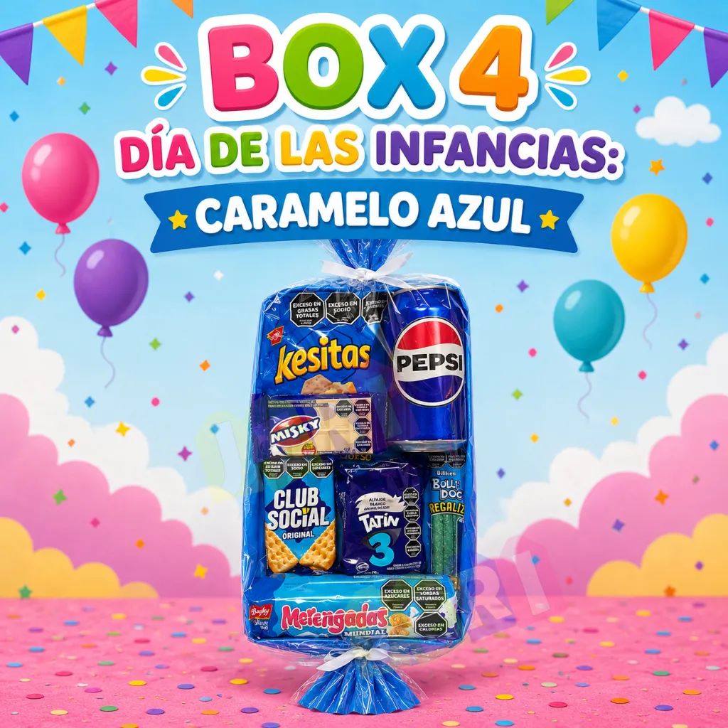 BOX 4 DIA DE LAS INFANCIAS: CARAMELO (AZUL)