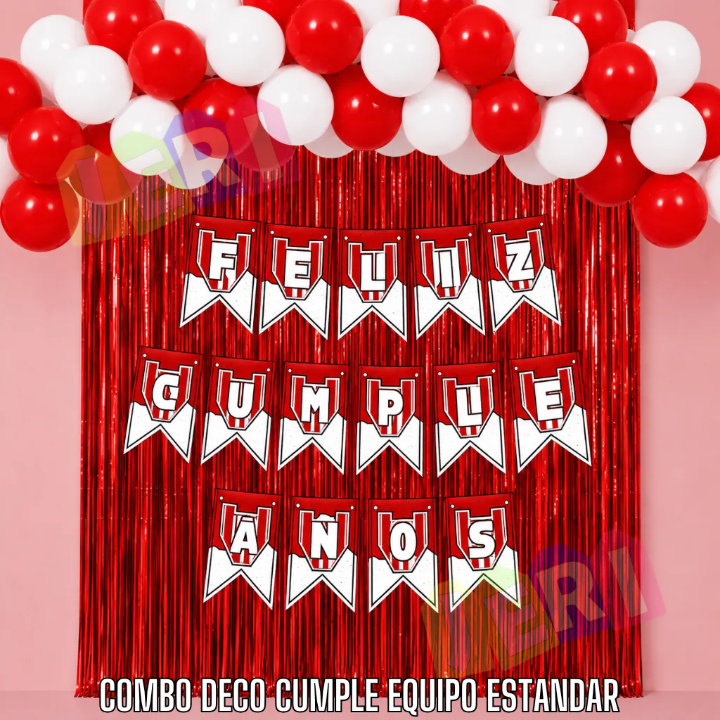 COMBO DECO CUMPLE EQUIPO ESTANDAR