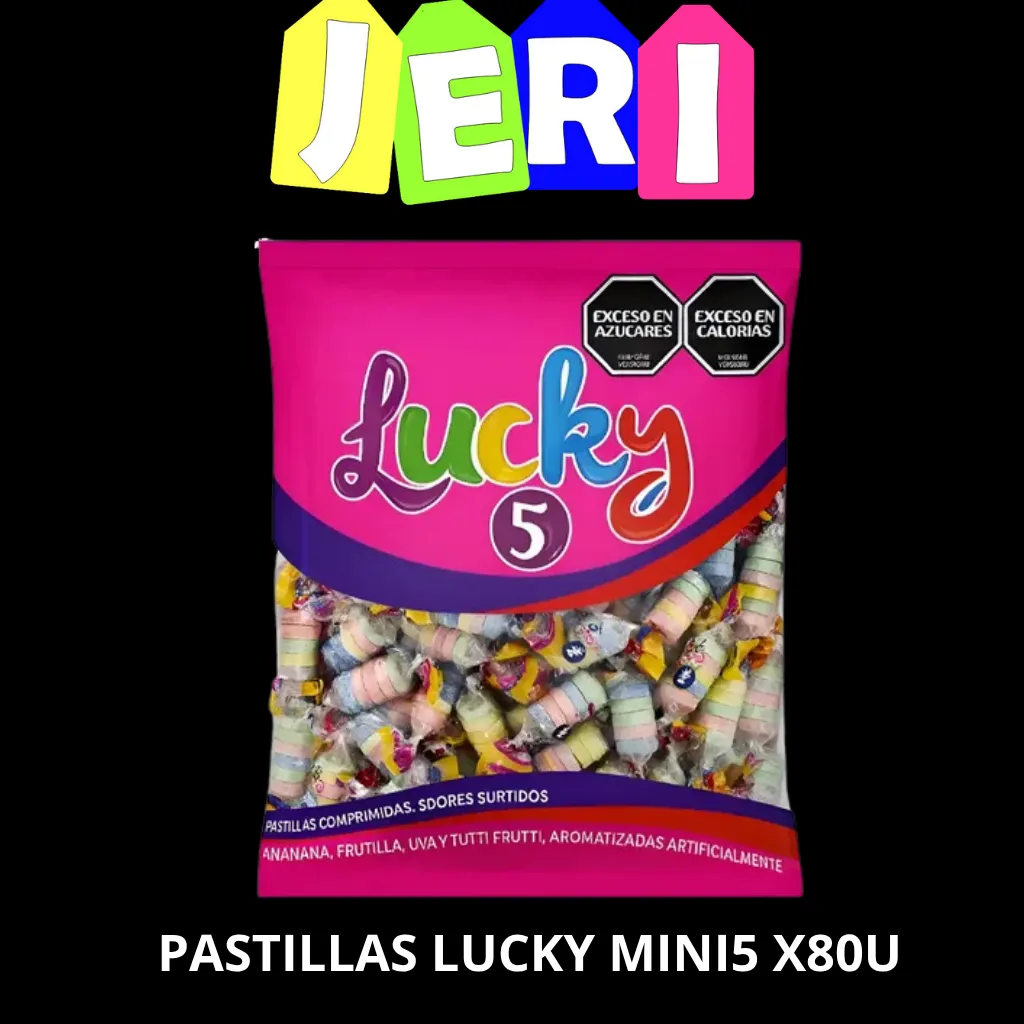 PASTILLAS LUCKY MINI5 X80U