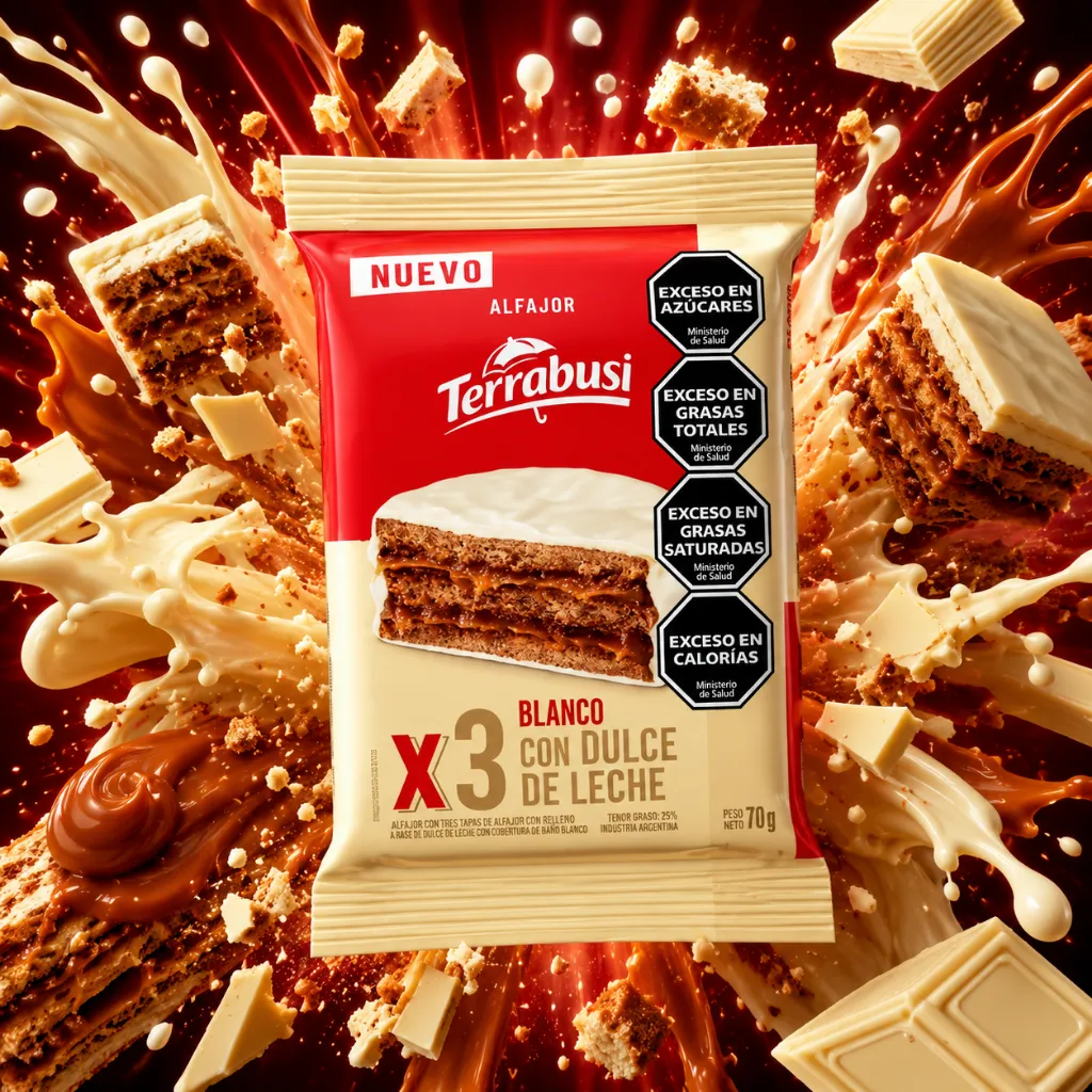 OFERTA ALFAJOR TRIPLE TERRABUSI BLANCO 70G