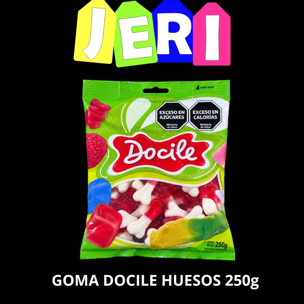 GOMA DOCILE HUESOS 250g