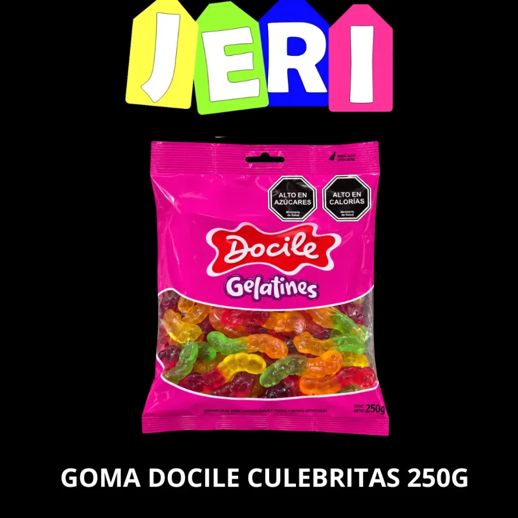 GOMA DOCILE CULEBRITAS 250G