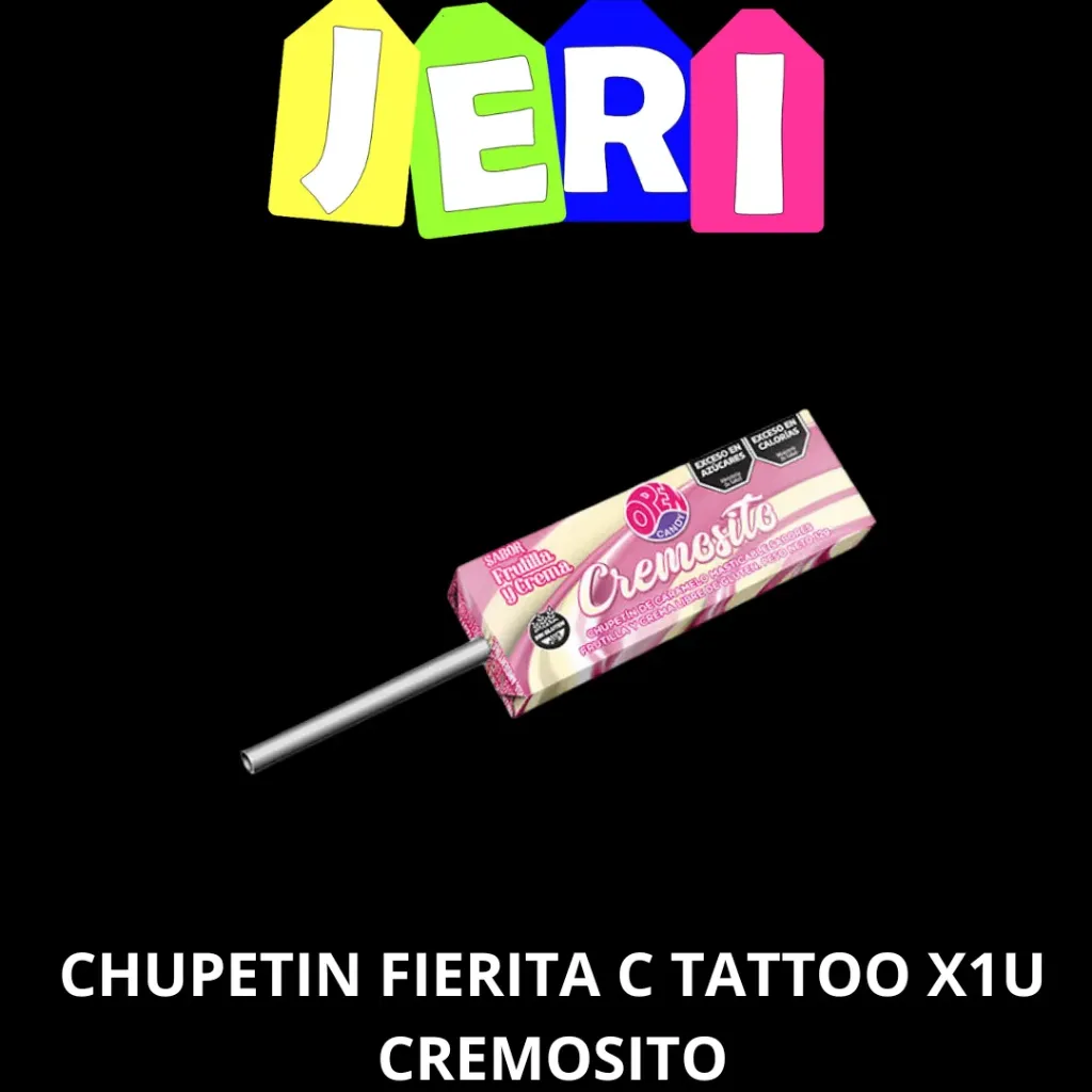 CHUPETIN FIERITA C TATTOO X1U CREMOSITO