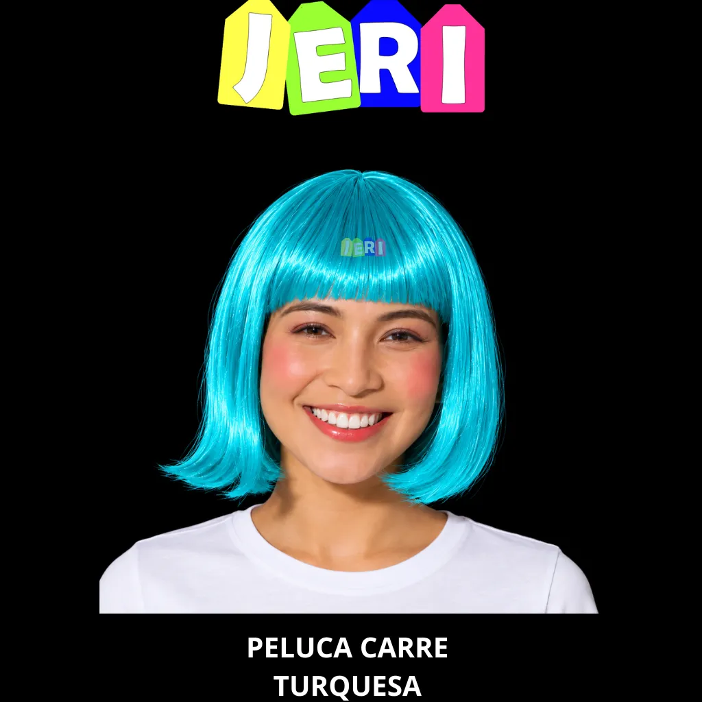PELUCA CARRE (TURQUESA)