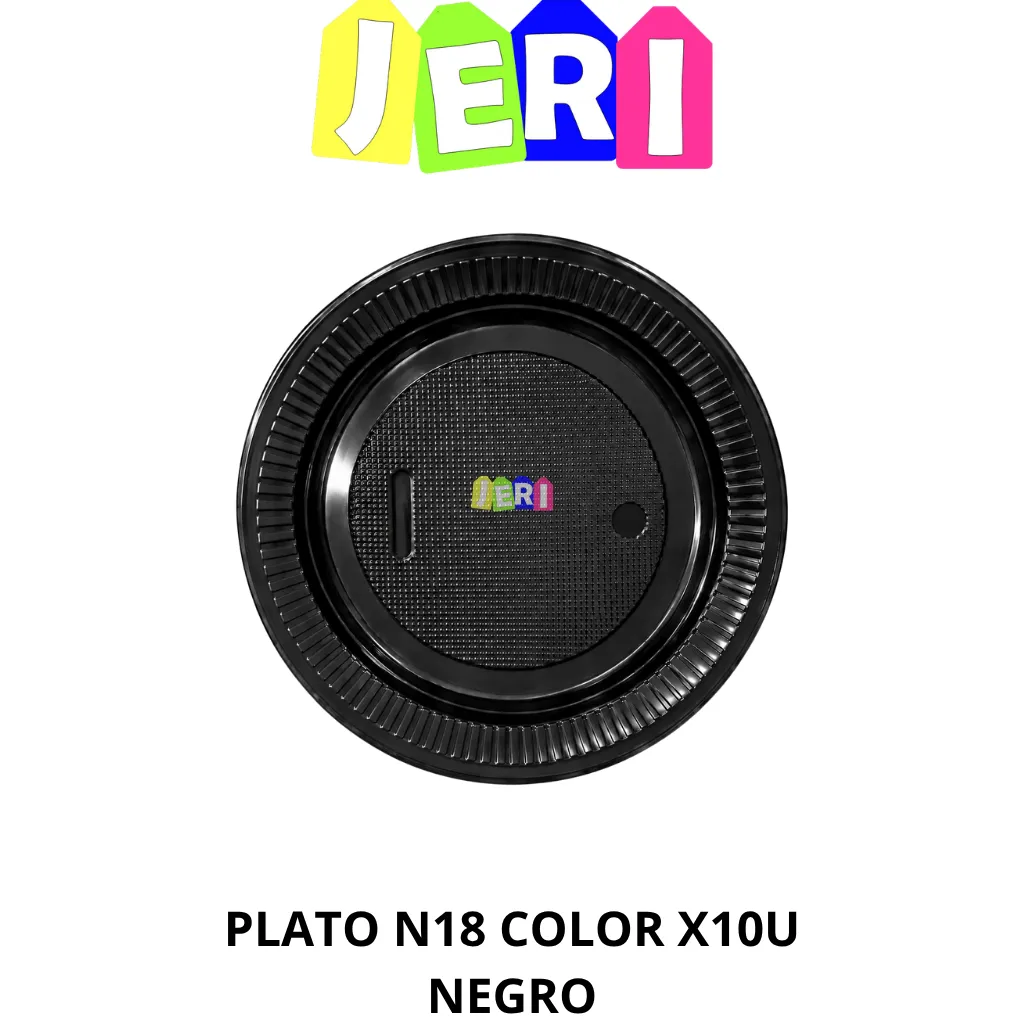 PLATO N18 COLOR X10U (NEGRO)