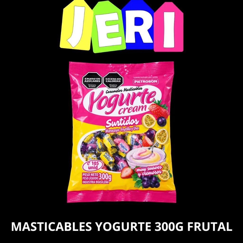 MASTICABLES YOGURTE 300G SURTIDO